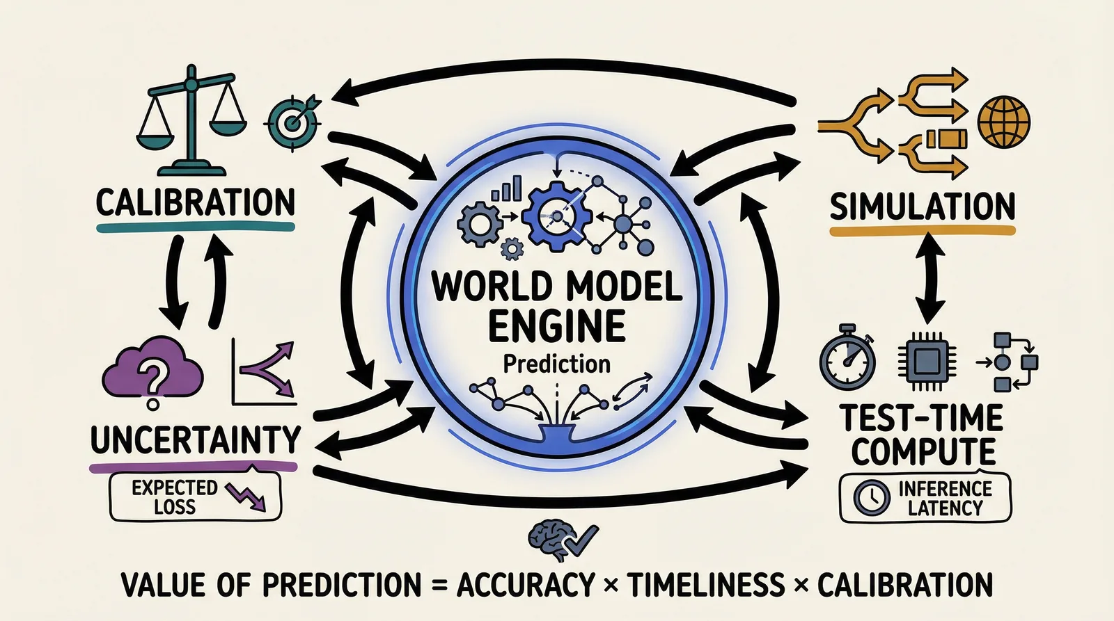 Prediction world model engine