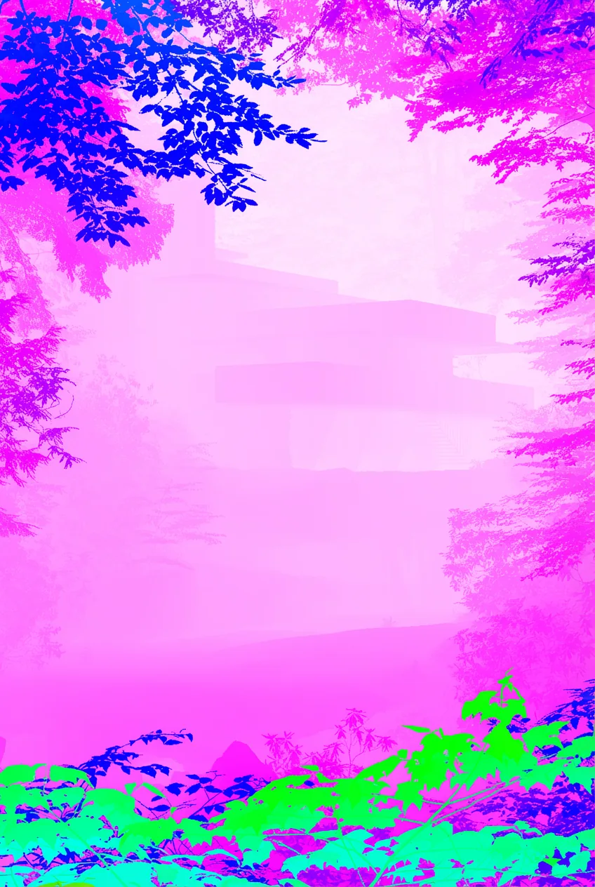 Depth estimation example: output depth map